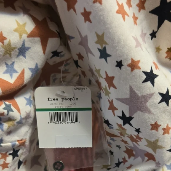 #001 Free People Starry Night Bodysuit - Multicolor - Picture 4 of 4